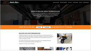 Webdesign reference – www.autosyn.dk