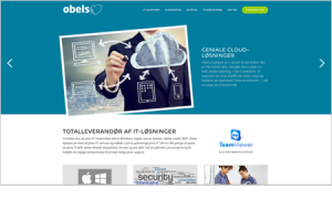 Webdesign reference – www.obels.dk